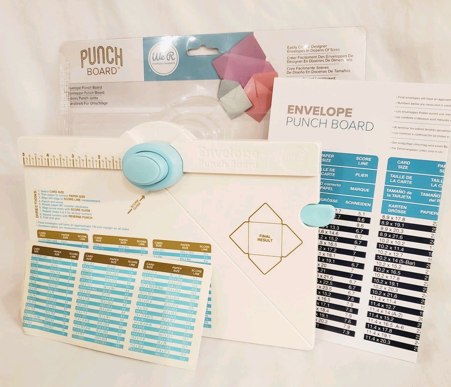 We Are Memory Keepers Gift Box Punch Board Open Box