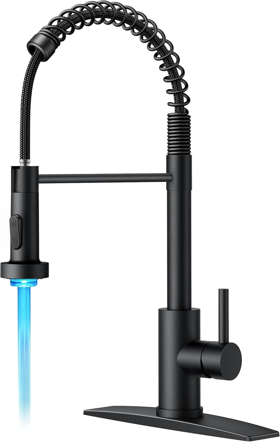 Stainless Steel Kitchen Faucet with Pull down Sprayer Single Handle Pull Out
