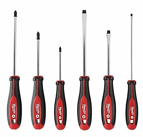 Milwaukee 48-22-2706 6Piece Phillips and Slotted Head Screwdriv Ing Set W/Magnet