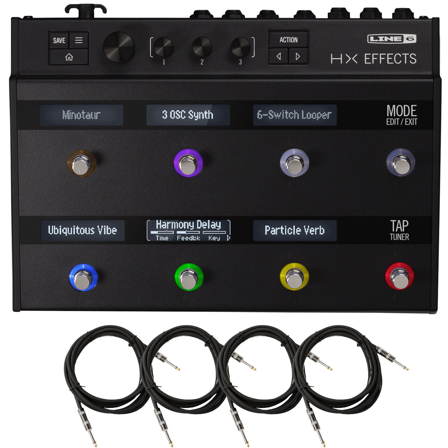 Line 6 HX Effects Multi-Effects Pedal Bundle