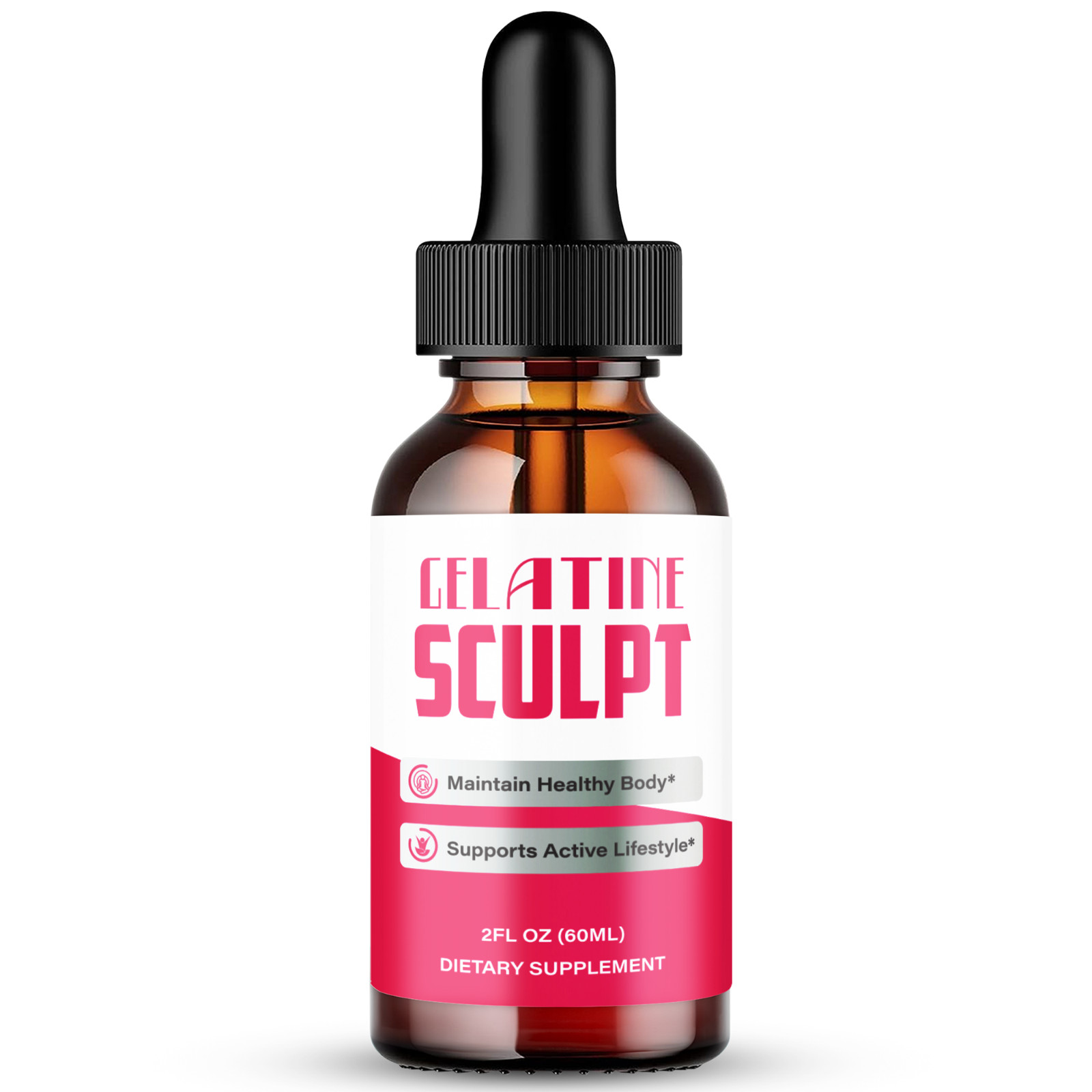 Gelatine Sculpt Drops, Official Gelatine Sculpt Supplement Dropper (1 Pack)