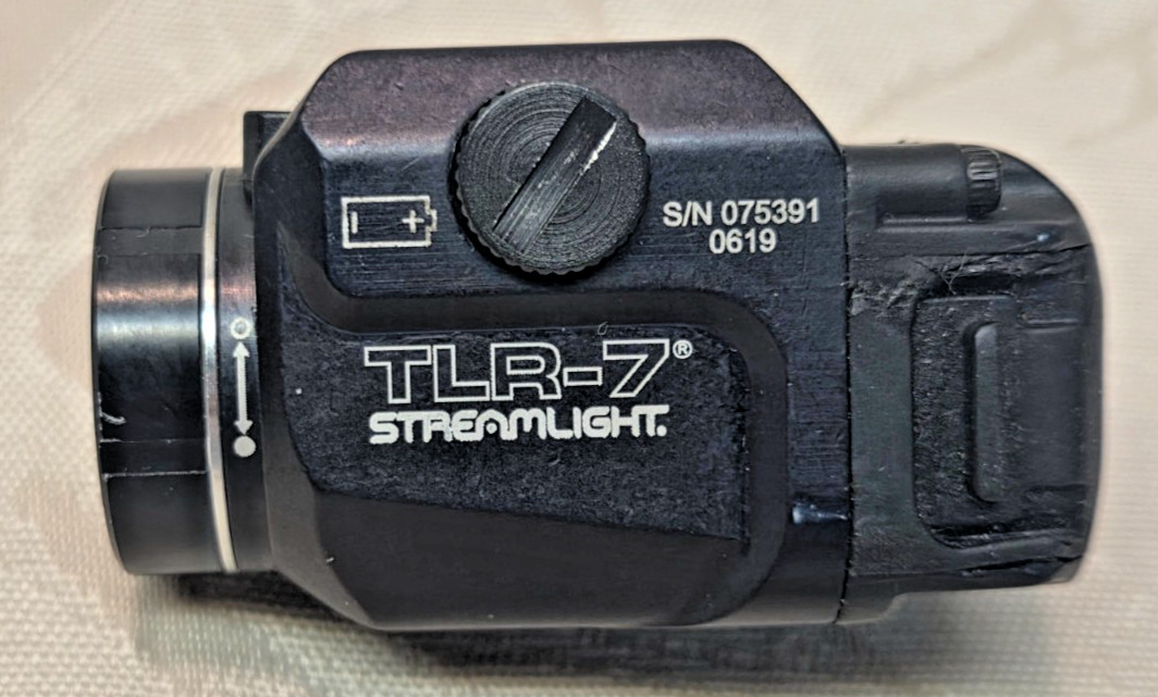 STREAMLIGHT TLR-7 Weapon Mounted Light.  Used In Good Condition. 391