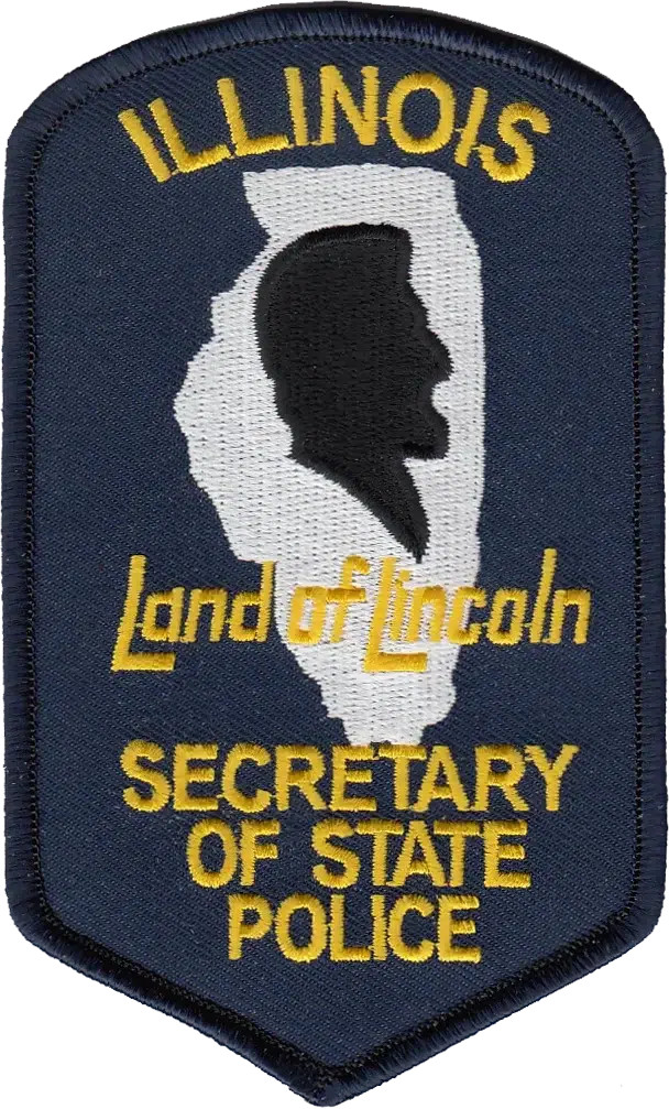 ILLINOIS SECRETARY OF STATE POLICE SHOULDER PATCH: Officer - Standard
