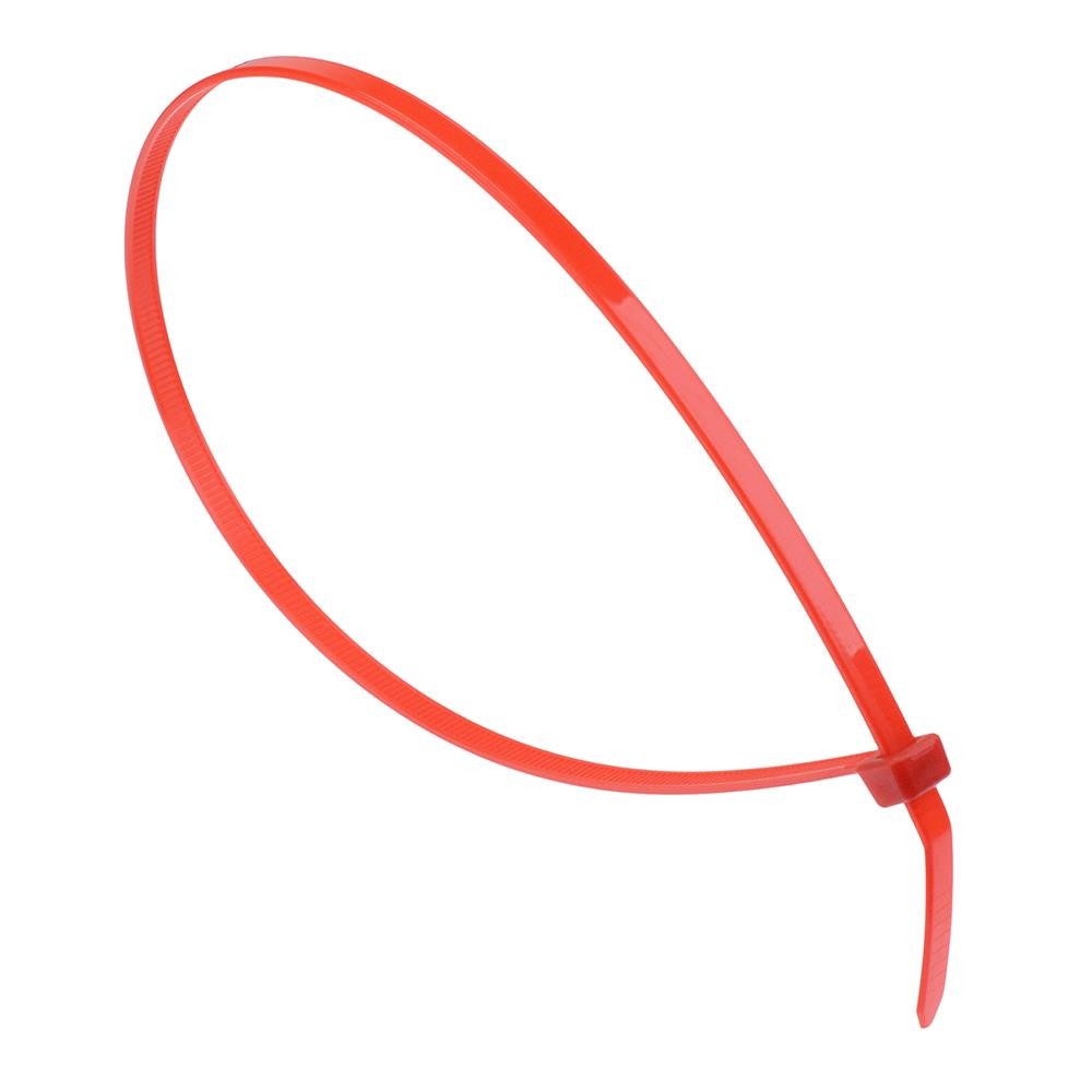 4.8mm x 370mm Red Zip Cable Tie - Pack of 100