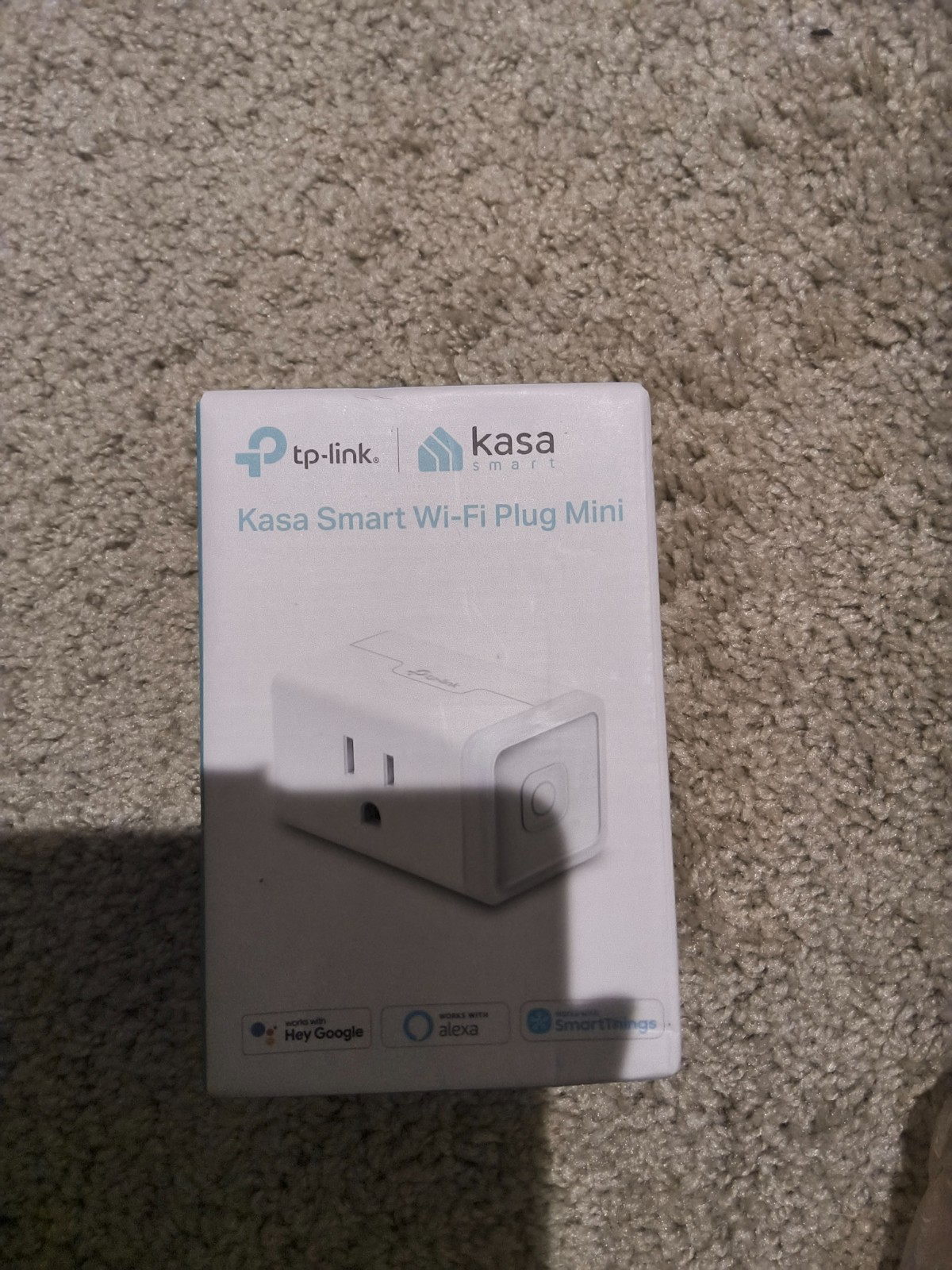 Kasa Smart Wi-Fi Plug Mini by TP-Link - White Model HS105