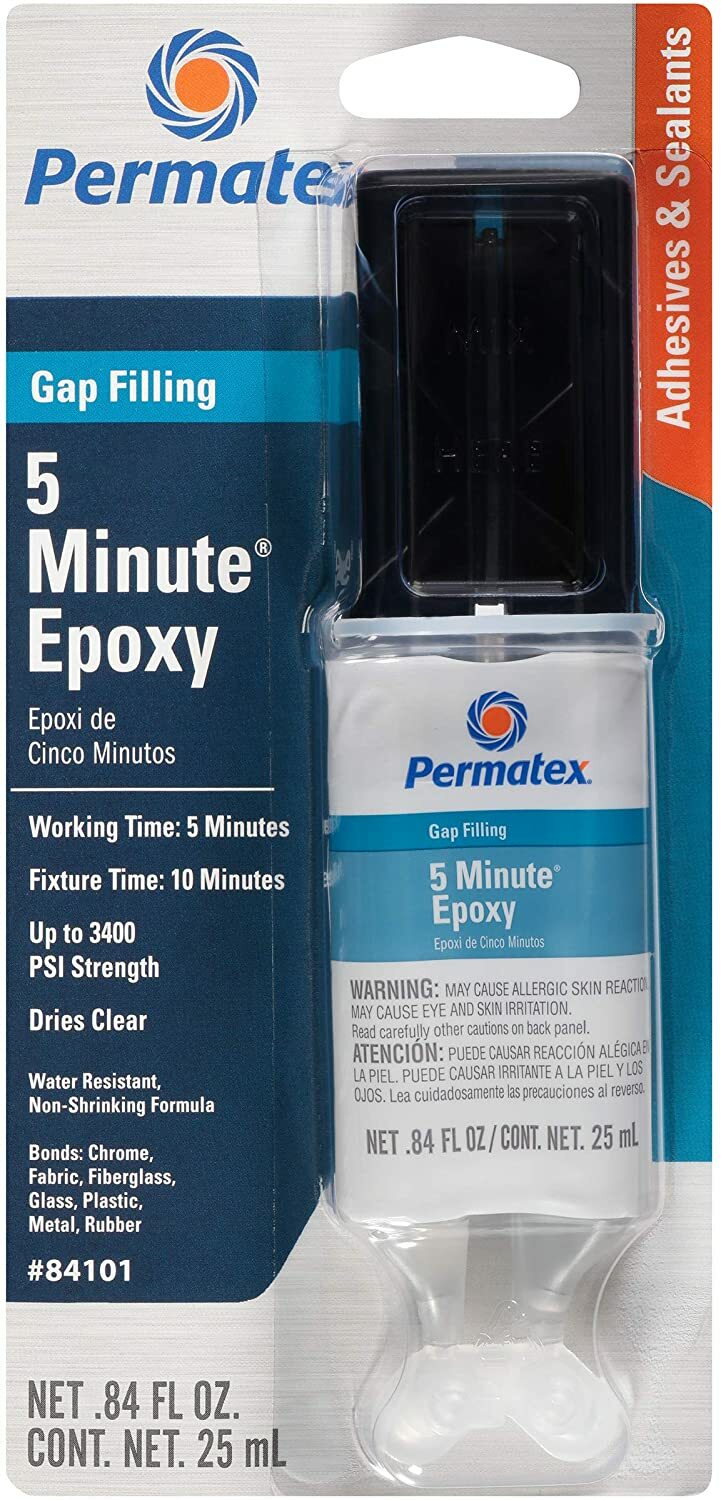 PERMATEX 84101 - PermaPoxy 5 Minute General Purpose Epoxy, 0.84 oz.