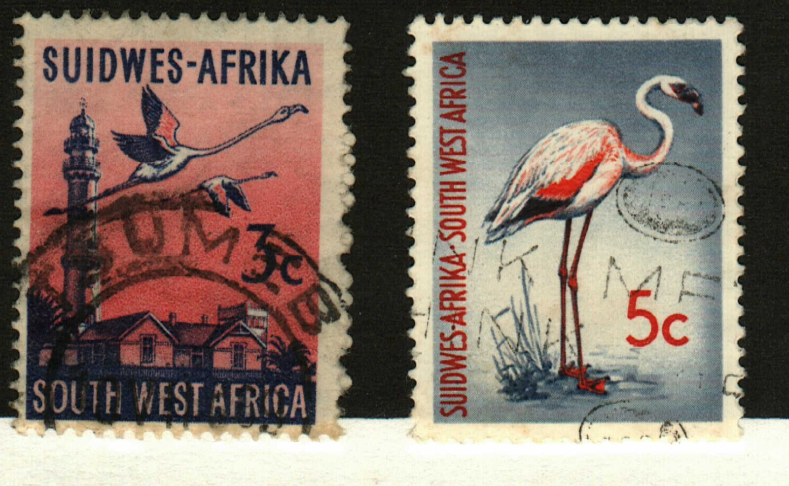 Southwest Africa #271, 273 used