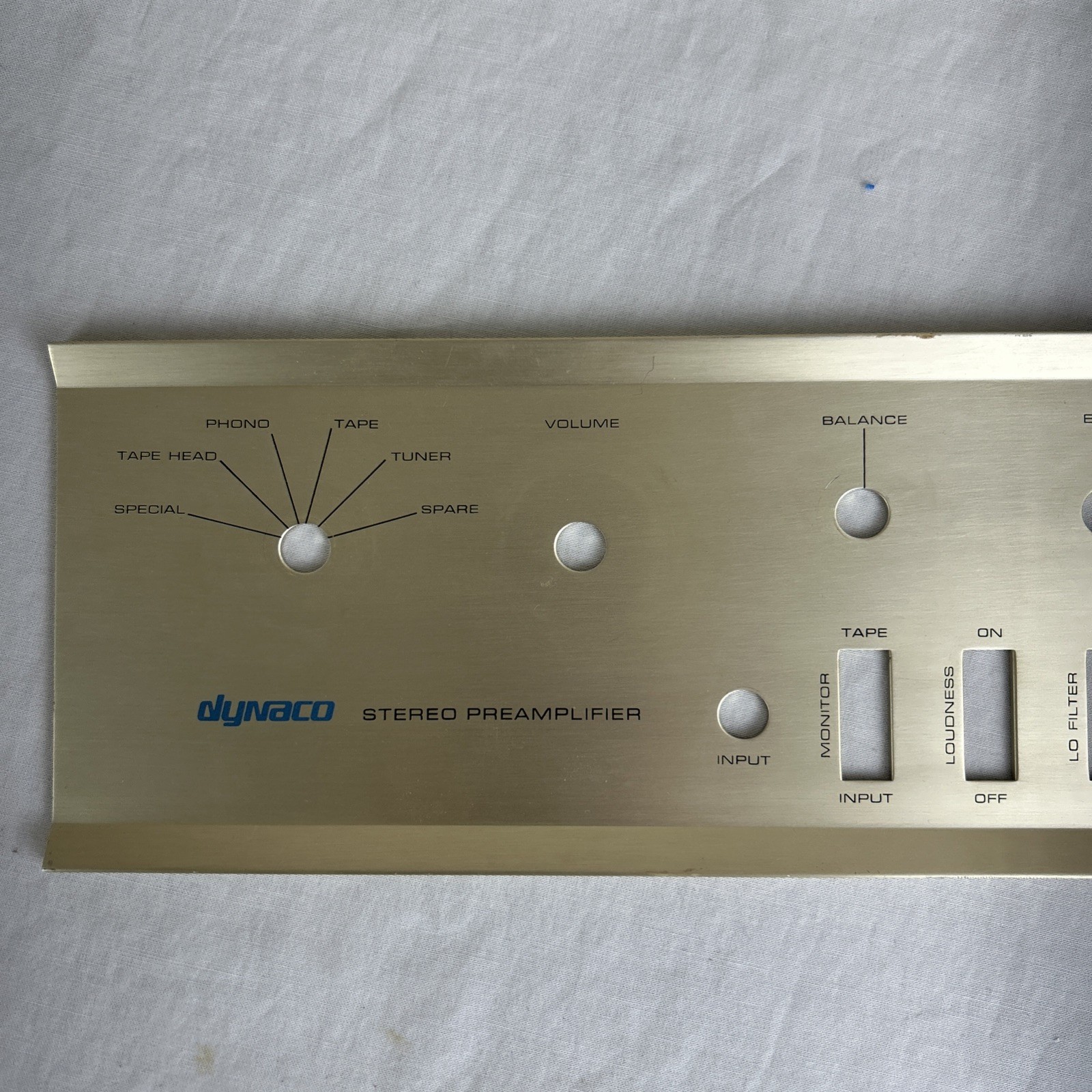 Dynaco PAT 4 Faceplate Original