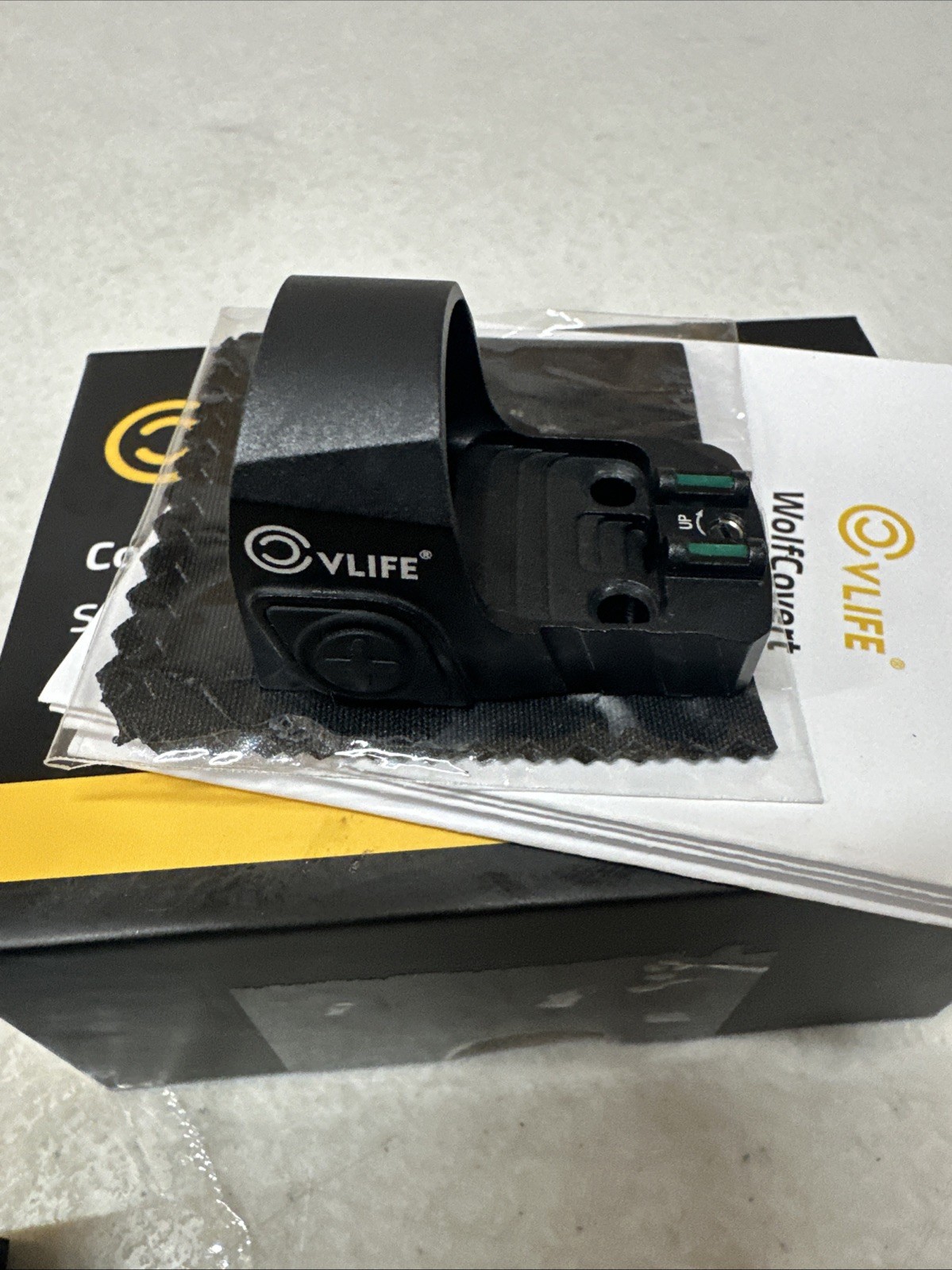 CVLife WolfCovert X S02 Full-Sized Multiple Reticle Green Dot 3 MOA Dot & 40 MO