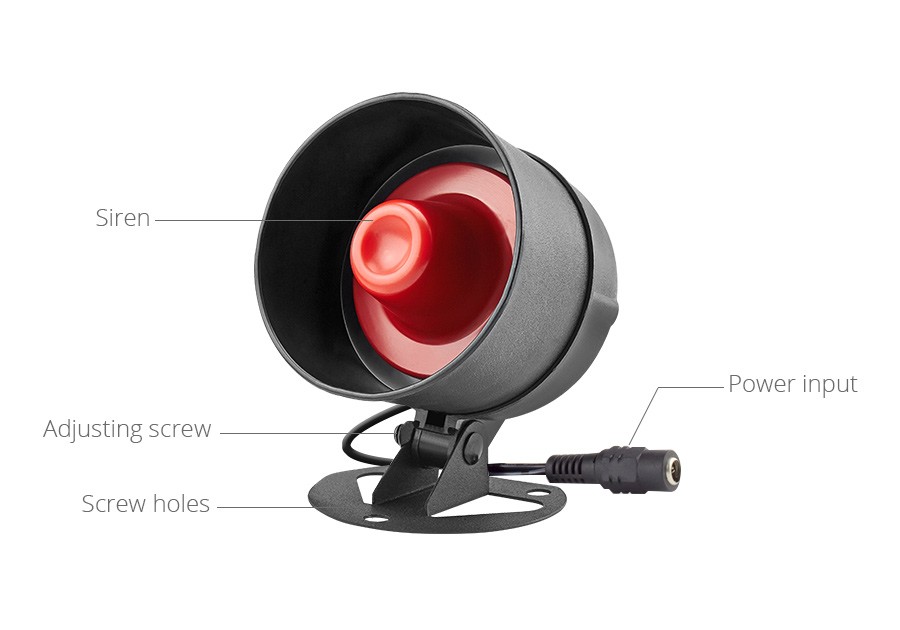 Wireless Loud Alarm Siren Burglar Horn Siren Home Alarm System Motion Detector
