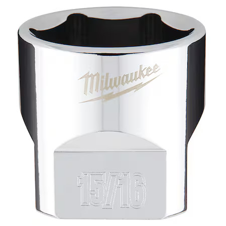 Milwaukee Tool 45-34-9071 3/8 In. Drive 15/16 In. Sae 6-Point Socket With Four
