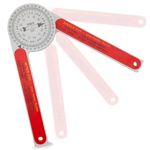 Miter Saw Protractor, Miter Angle Finder for Woodworking Replacement for #505P