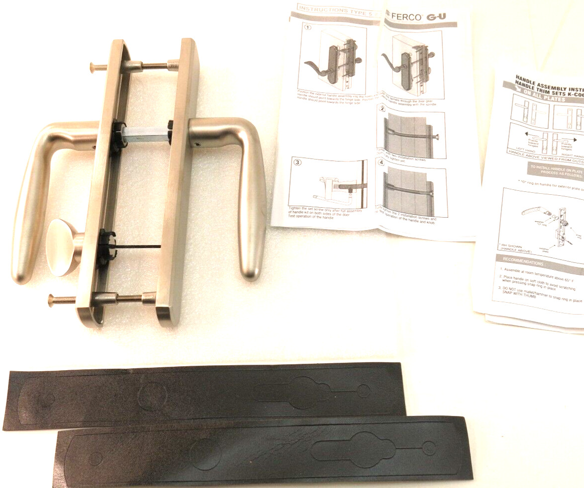 DOOR LOCK TRIM KIT BY FERCO G.U. TORINO STYLE. FITS- K-C0608. K-C654. K-C658.