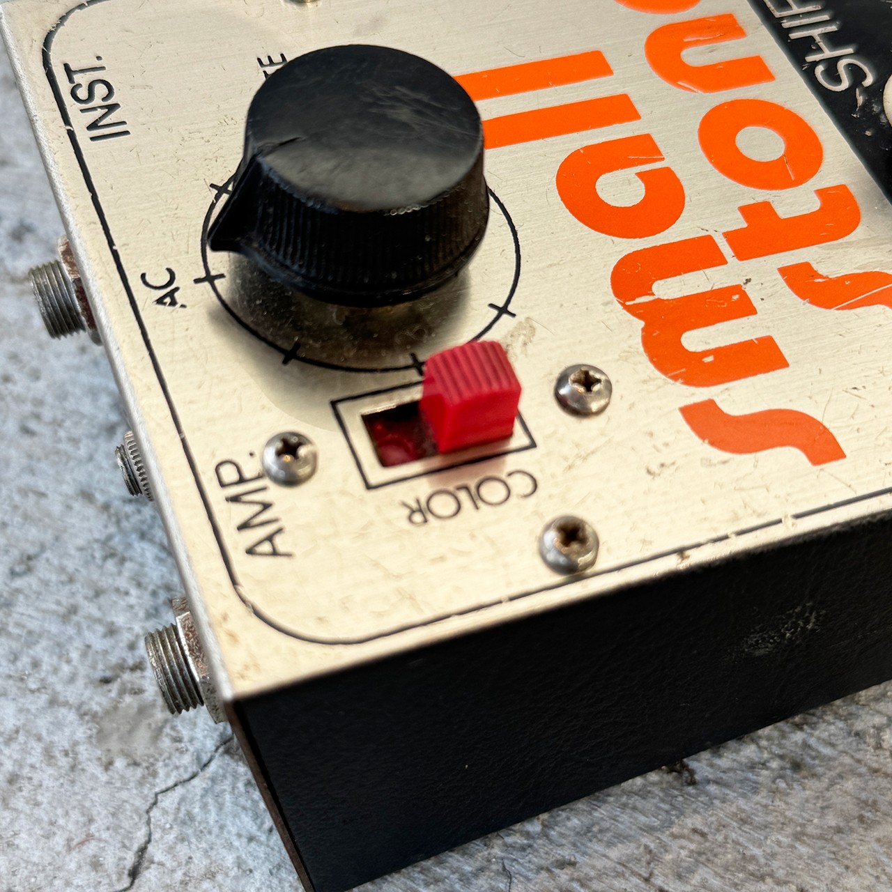 Electro-Harmonix small stone Phaser Pedal 4732 Tested & Works