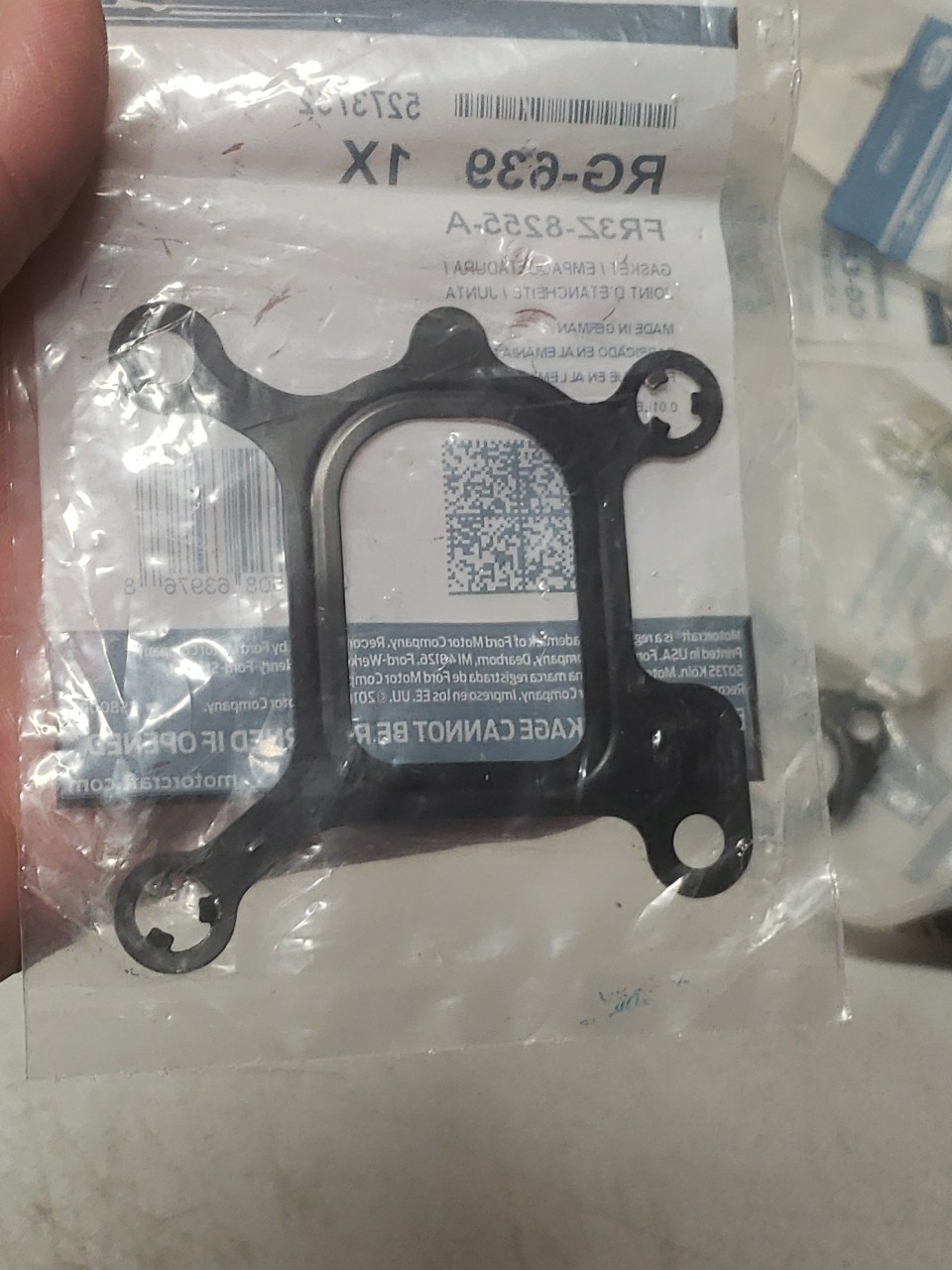 2015 - 2023 Ford Mustang RG-639 Motorcraft Thermostat Gasket 2.3L FR3Z-8255-A