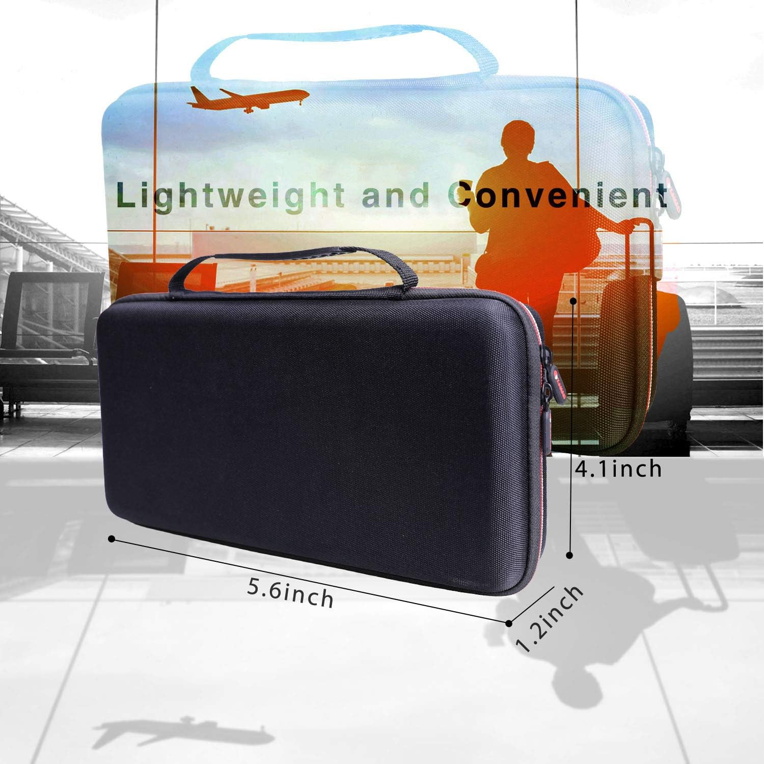 Hard Case for Numark DJ2GO2 Touch or Numark DJ2GO2 Pocket DJ Controller - Travel