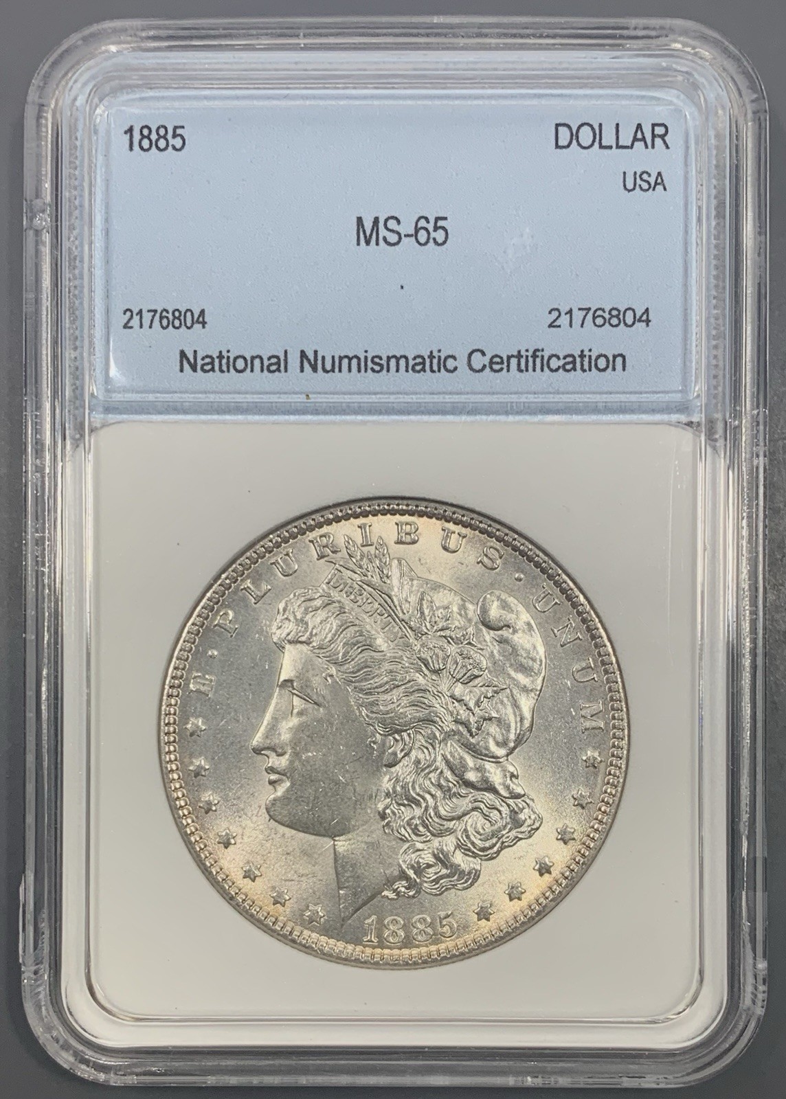 1885 Morgan Silver Dollar $1 - Lustrous White