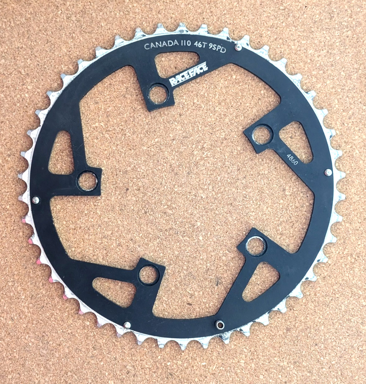 Race Face 46t Chainring 110 9spd Black Canada lightly used VGC