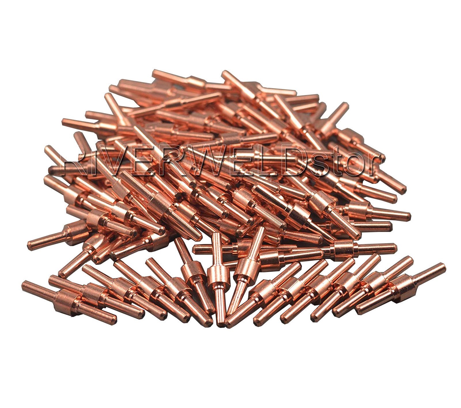 100pcs Extended Long Electrodes Fit 30/40A PT-31 LG-40 Air Plasma cutter Torch