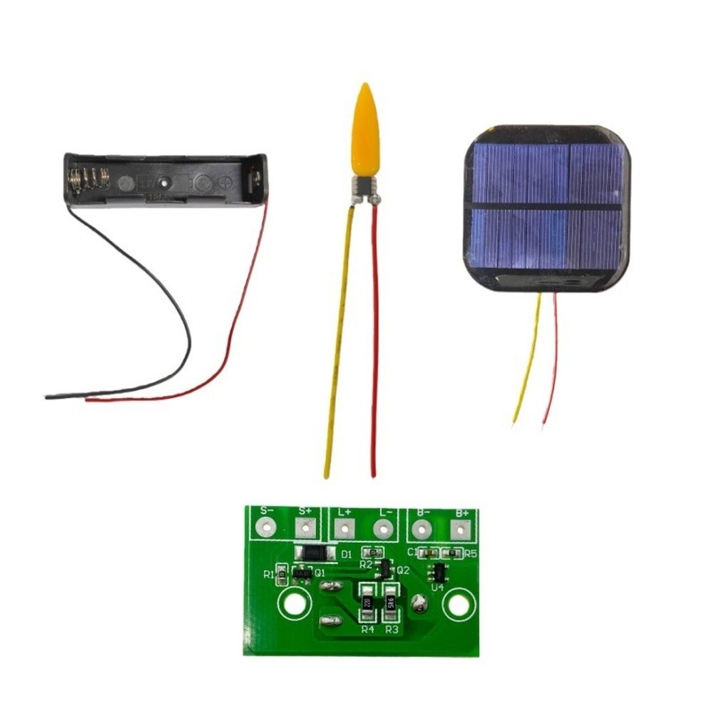 3.7V Solar Flame Light PCBA Board for Decorative Candle Lighting Solutions