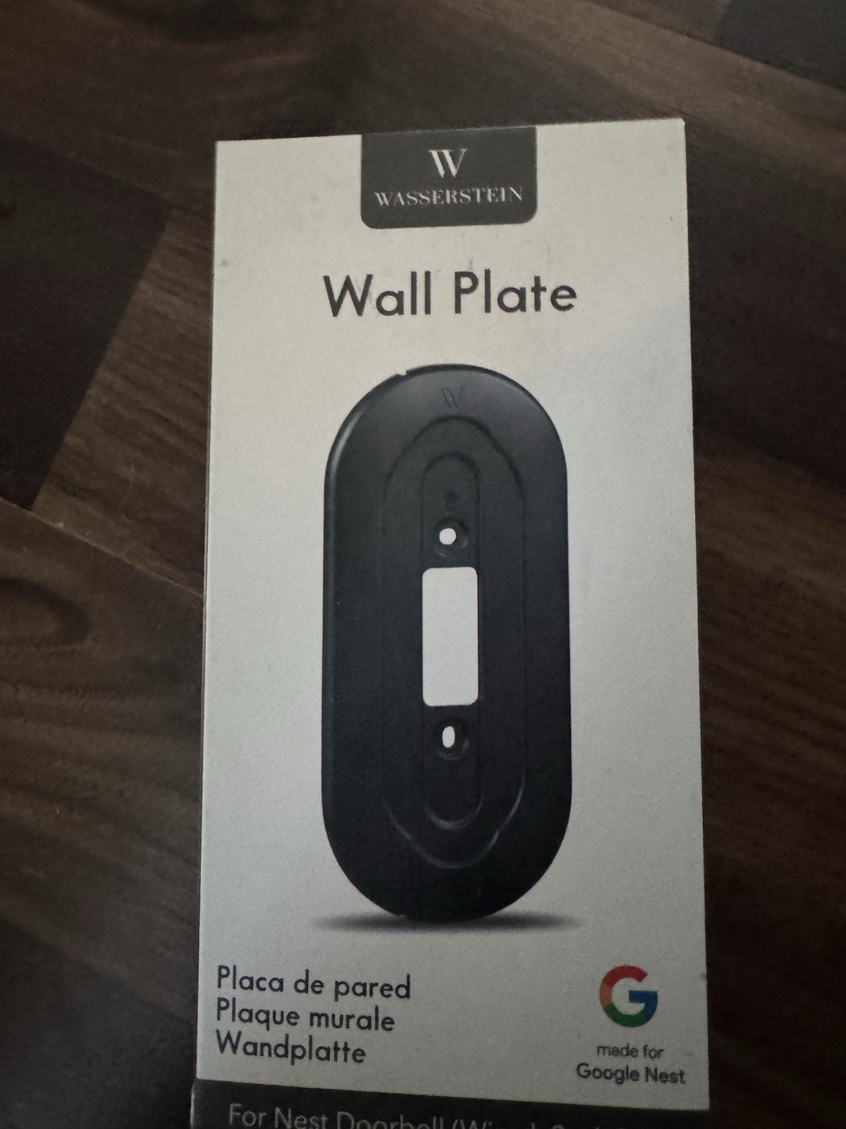 Wasserstein Anti-Theft Mount - For Google Nest Doorbell (Black)
