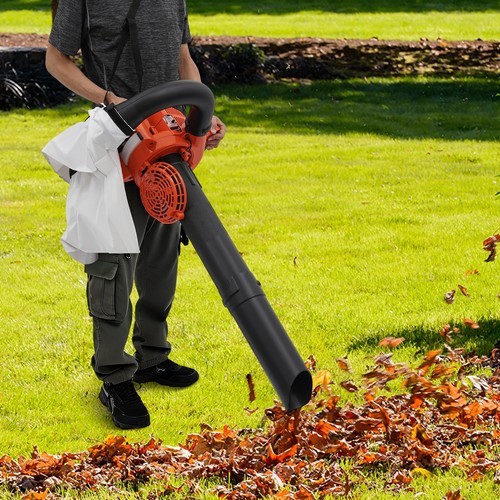 Handheld Gas Powered Leaf Blower &Leaf Vacuum Mulcher with Collection Bag