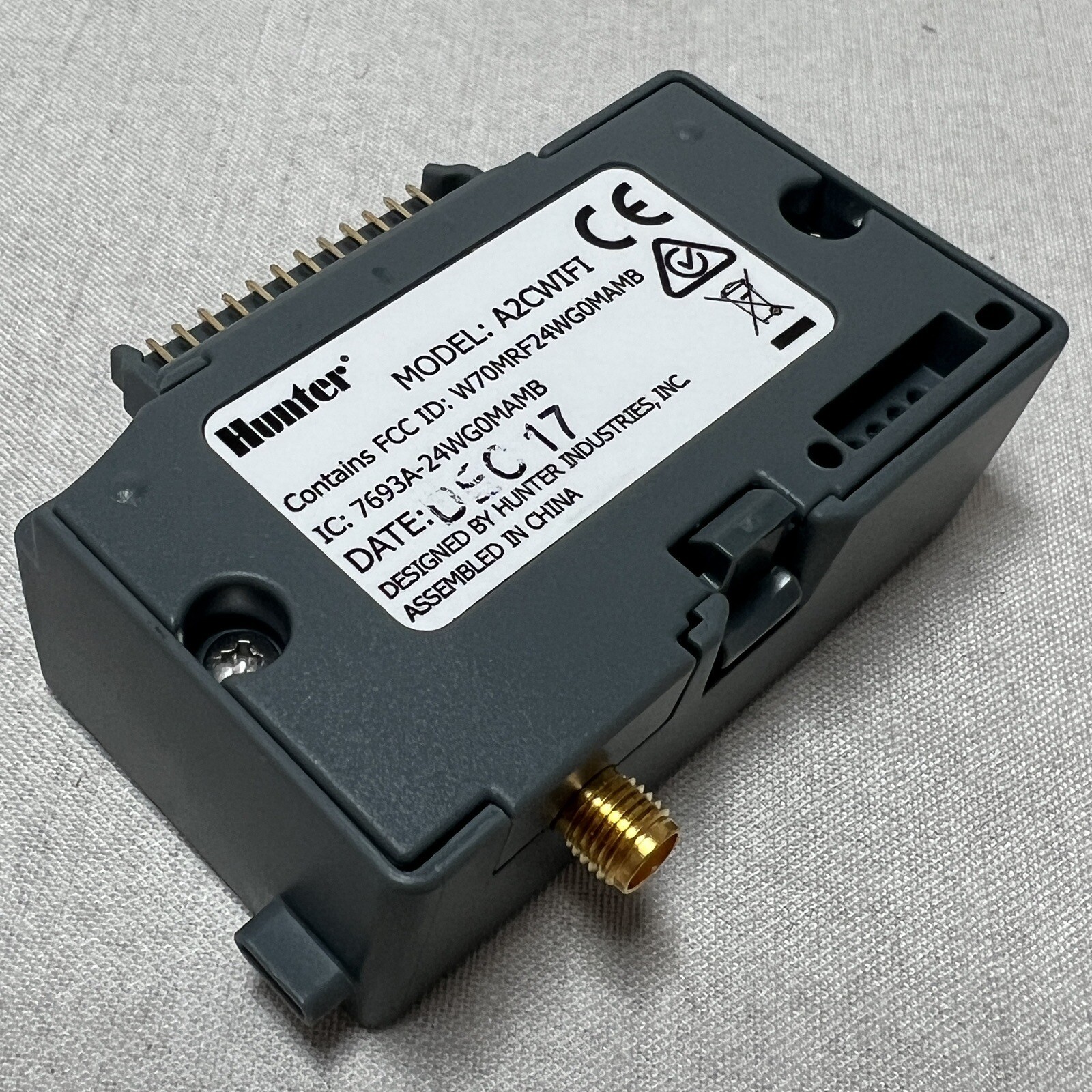 Hunter A2C-WIFI A2CWIFI WiFi Module for ACC2 Irrigation Controller Timer 12/2017