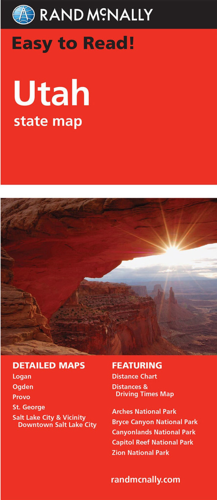 Rand McNally State Map: Utah