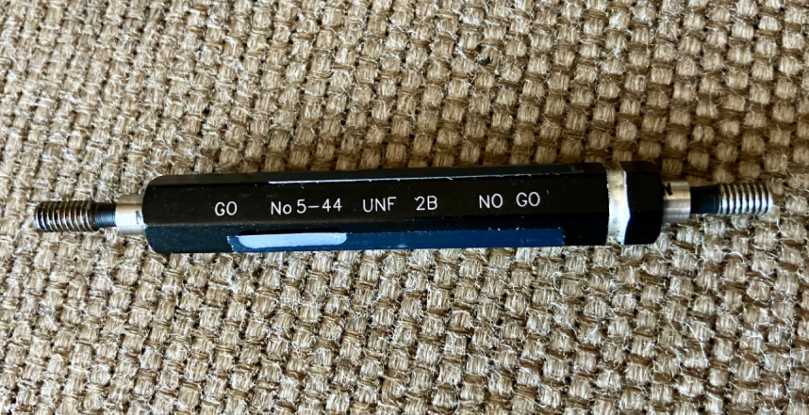 5-44 UNF 2B THREAD PLUG GAGE  GO NO GO