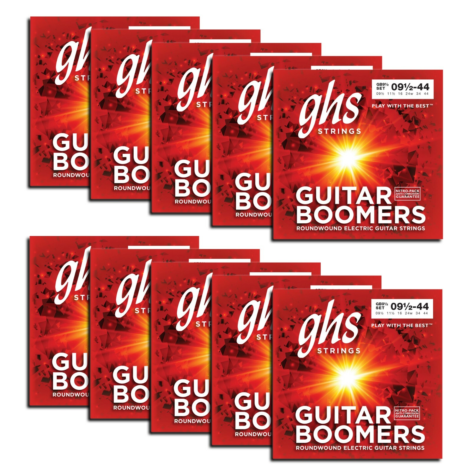 GHS Strings Electric Guitar Strings (GB9 ½-10 SET) (10 sets)