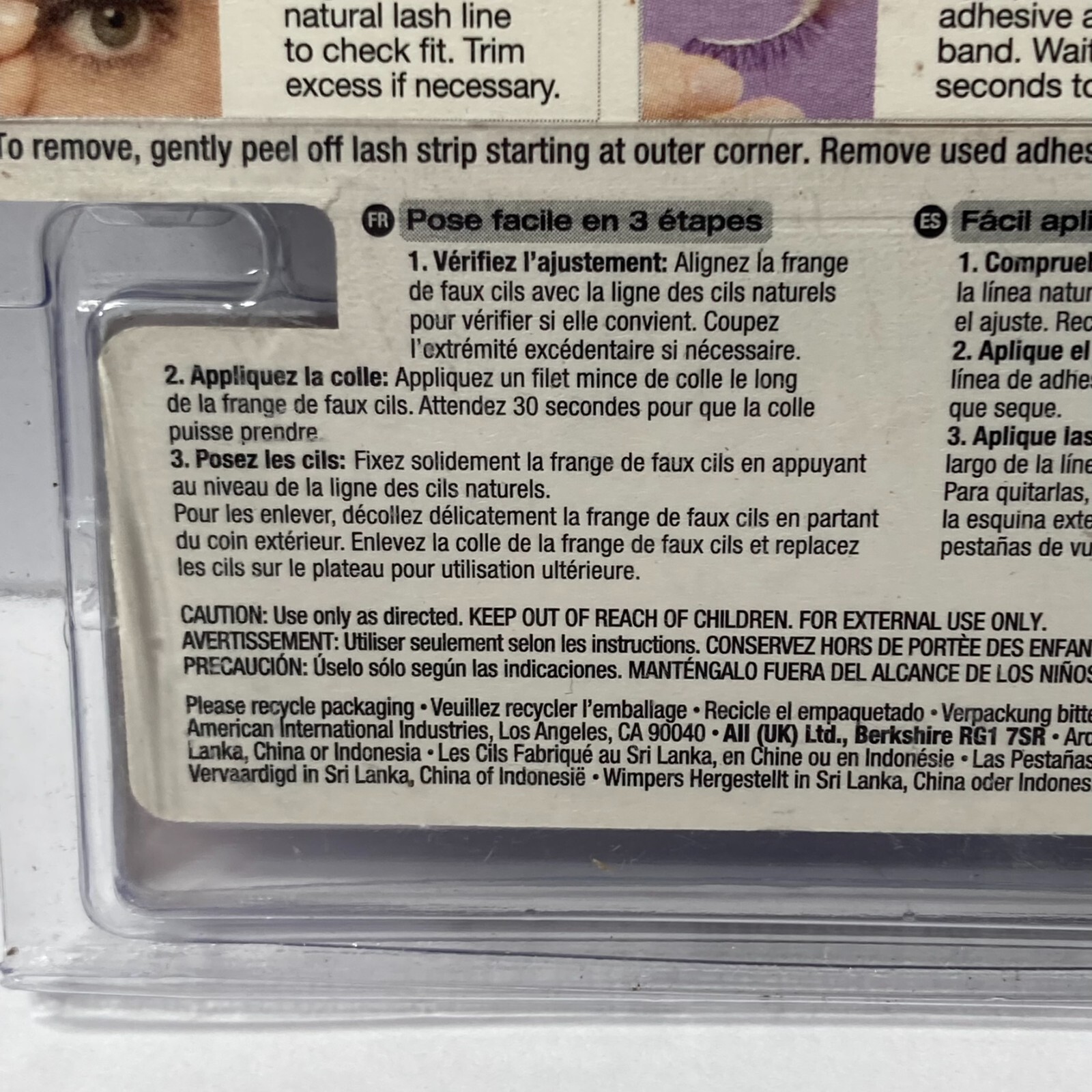 Ardell Natural Eye Lashes 1 Pair #117 Black