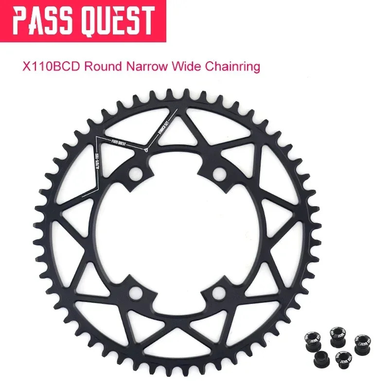 110BCD Chainring Road Bike Narrow Wide Chainwheel 36T-58T for Crankset