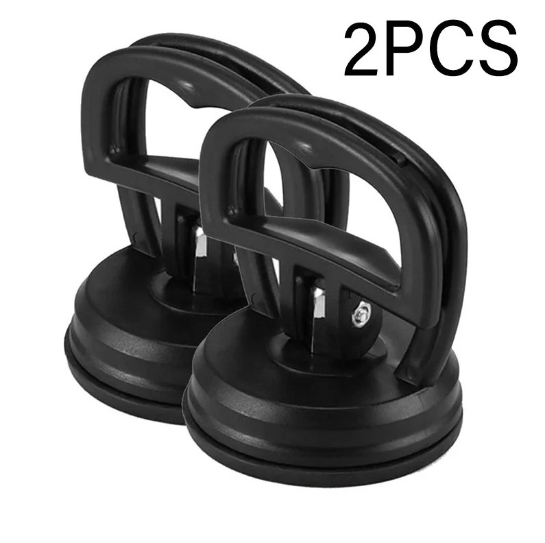 2pcs Car Dent Puller Suction Cup Panel Repair Tool for Small Dents Black - NEW
