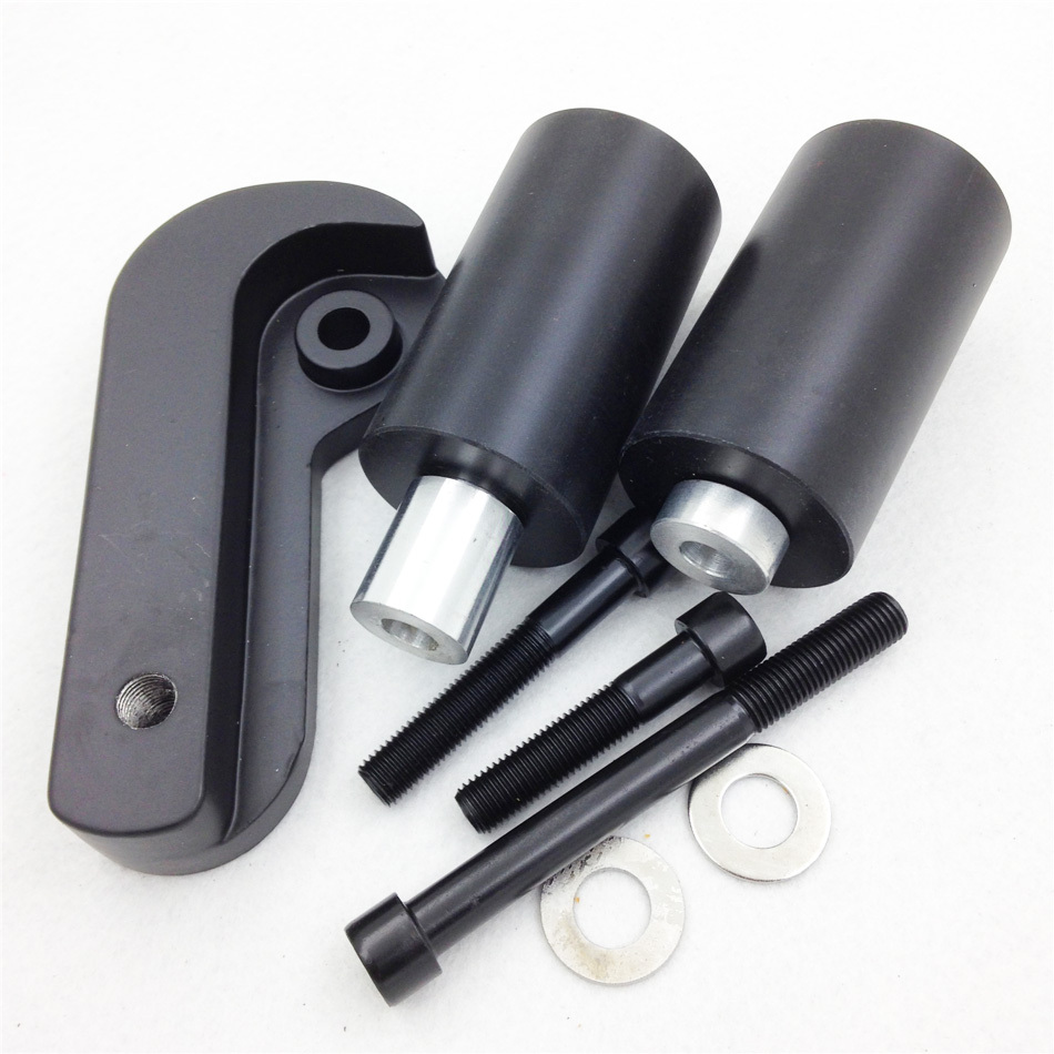 No Cut Frame Slider Protector For 2006 2007 2008 SUZUKI GSX-R GSXR 600 750 Black