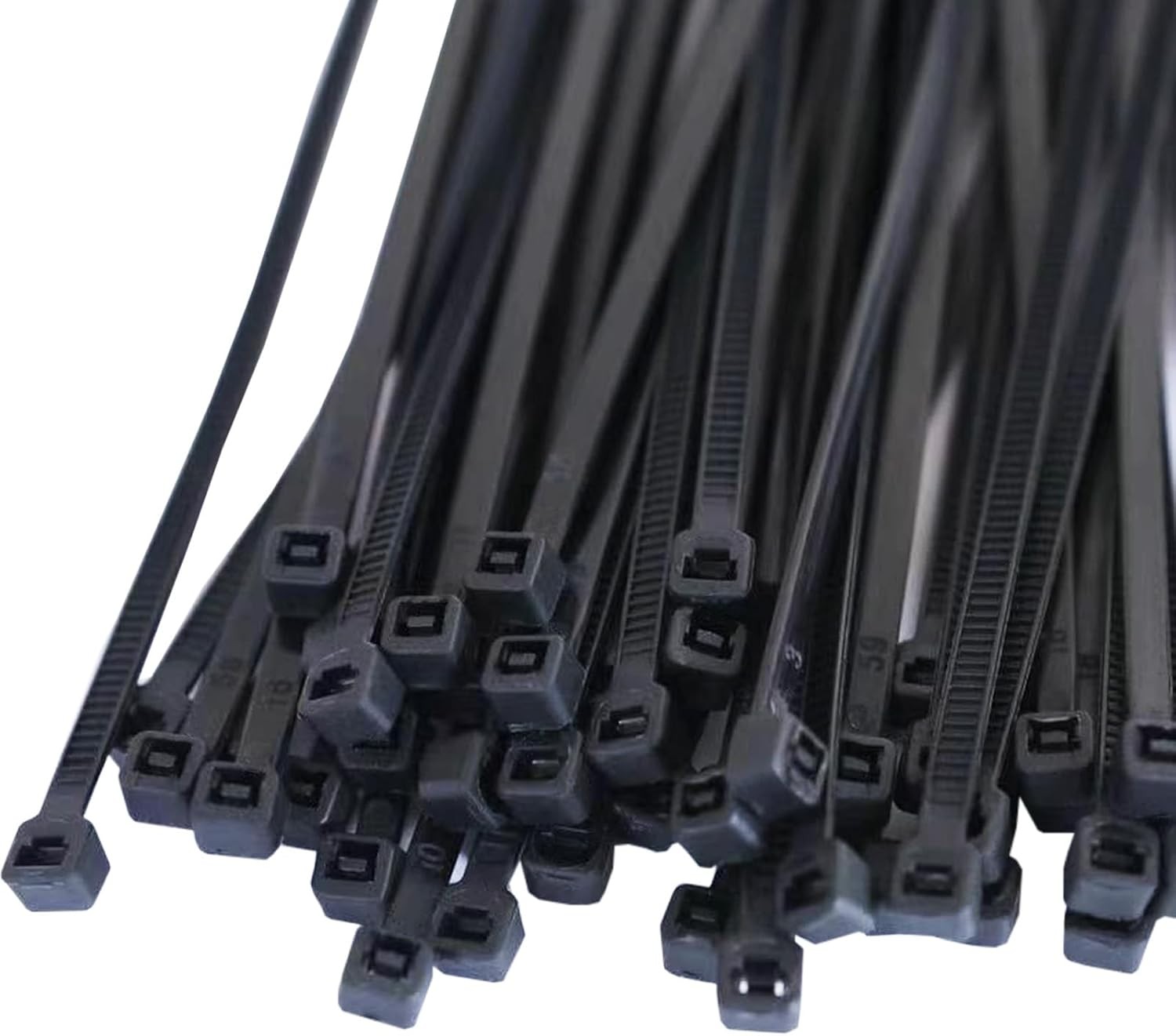 Cable Zip Ties, 250 Pack Black Assorted Sizes 12+10+8+6+4 Inch,...