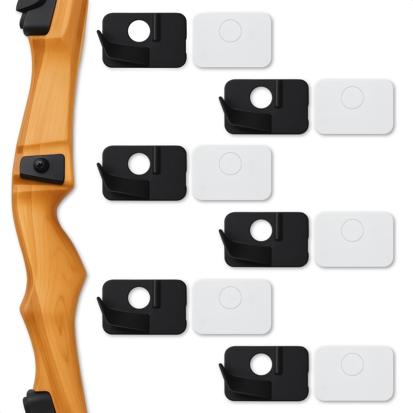 6 Pcs Arrow Rest for Recurve Bow - Right Hand Archery Rest...