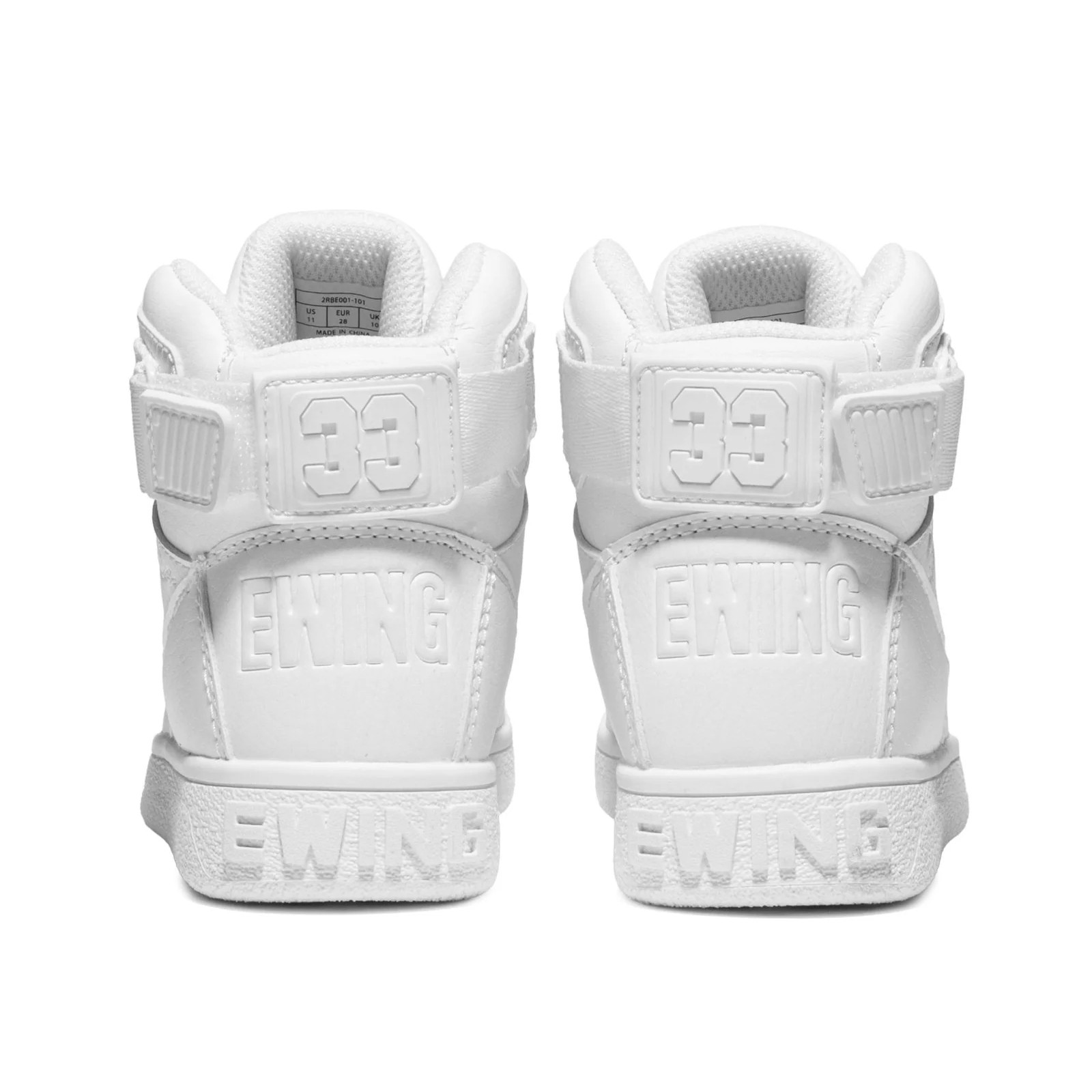 EWING Men's 33 Hi x Orion Rebound White Basketball Shoe (1RBE001-101)