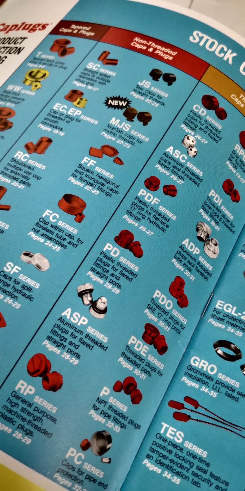 1993 CAPLUGS catalog #593 caps and plugs C7