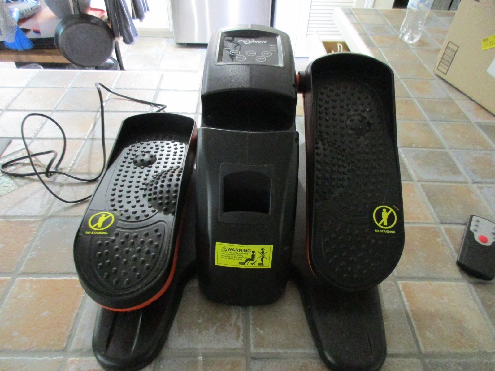 PUTNEN Electric Elliptical Trainer, Remote, LCD, Adjustable Speed, Compact #5761