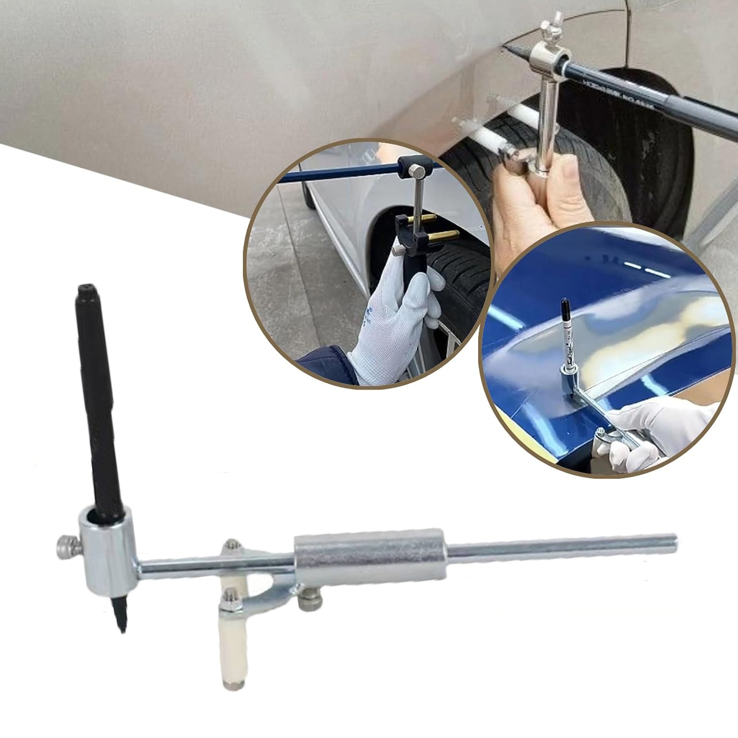 Lots of Automotive Dent Repair Wheel Arch Car Body Line Marking Tool Adjustable