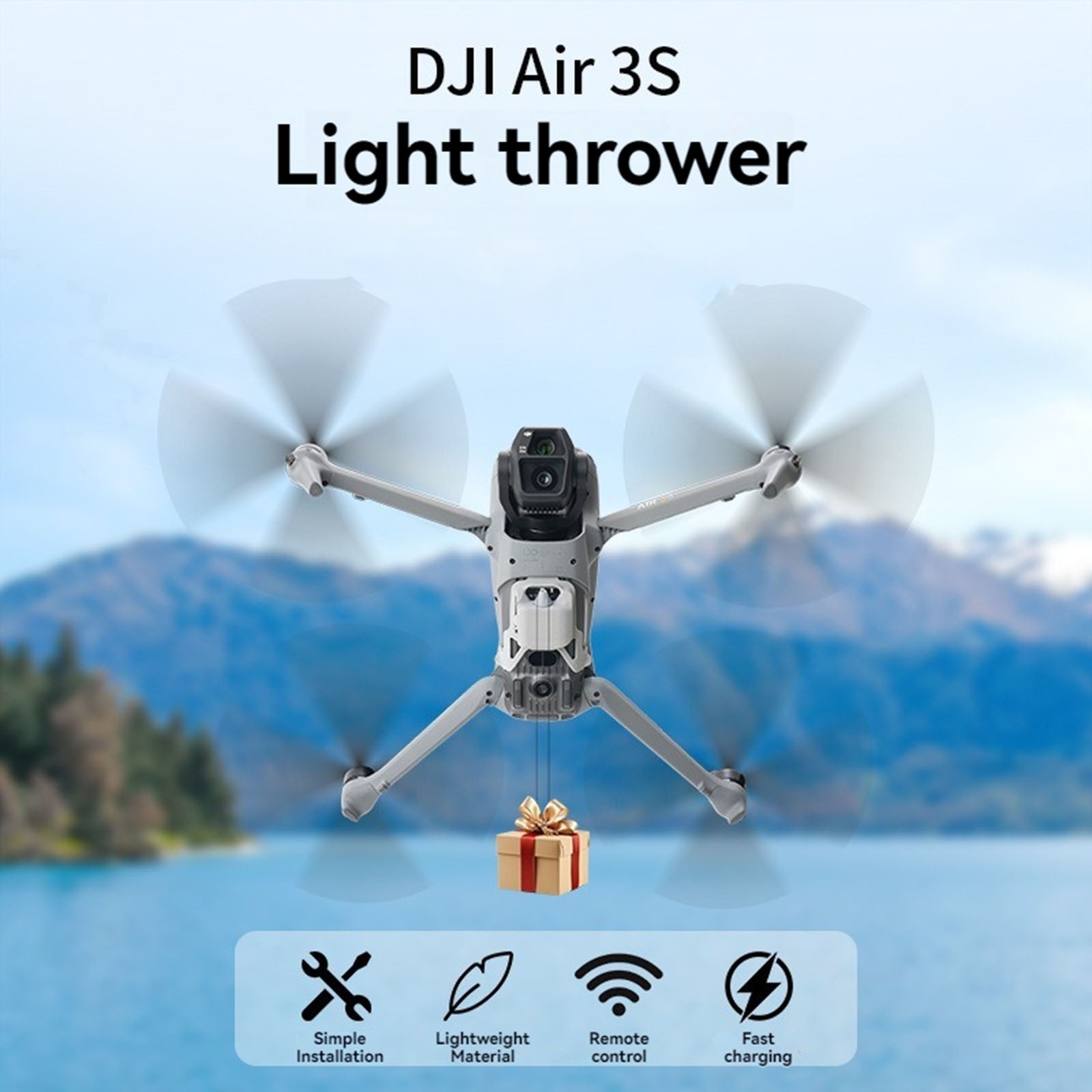 Drone Air Thrower Throwing Device for DJI Air3S