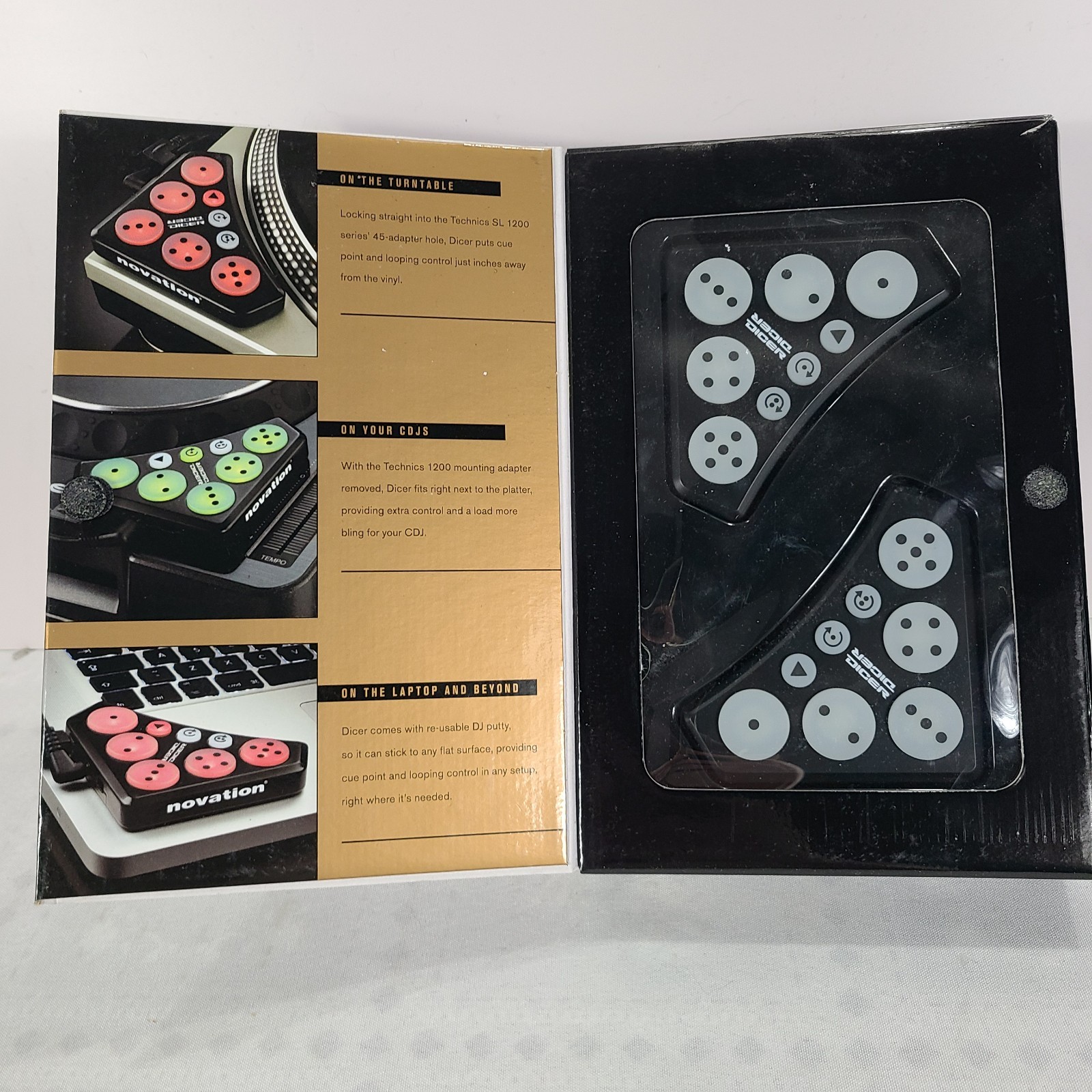 Novation Dicer Cue Point & Looping Control USB Powered DJ Controller, Working