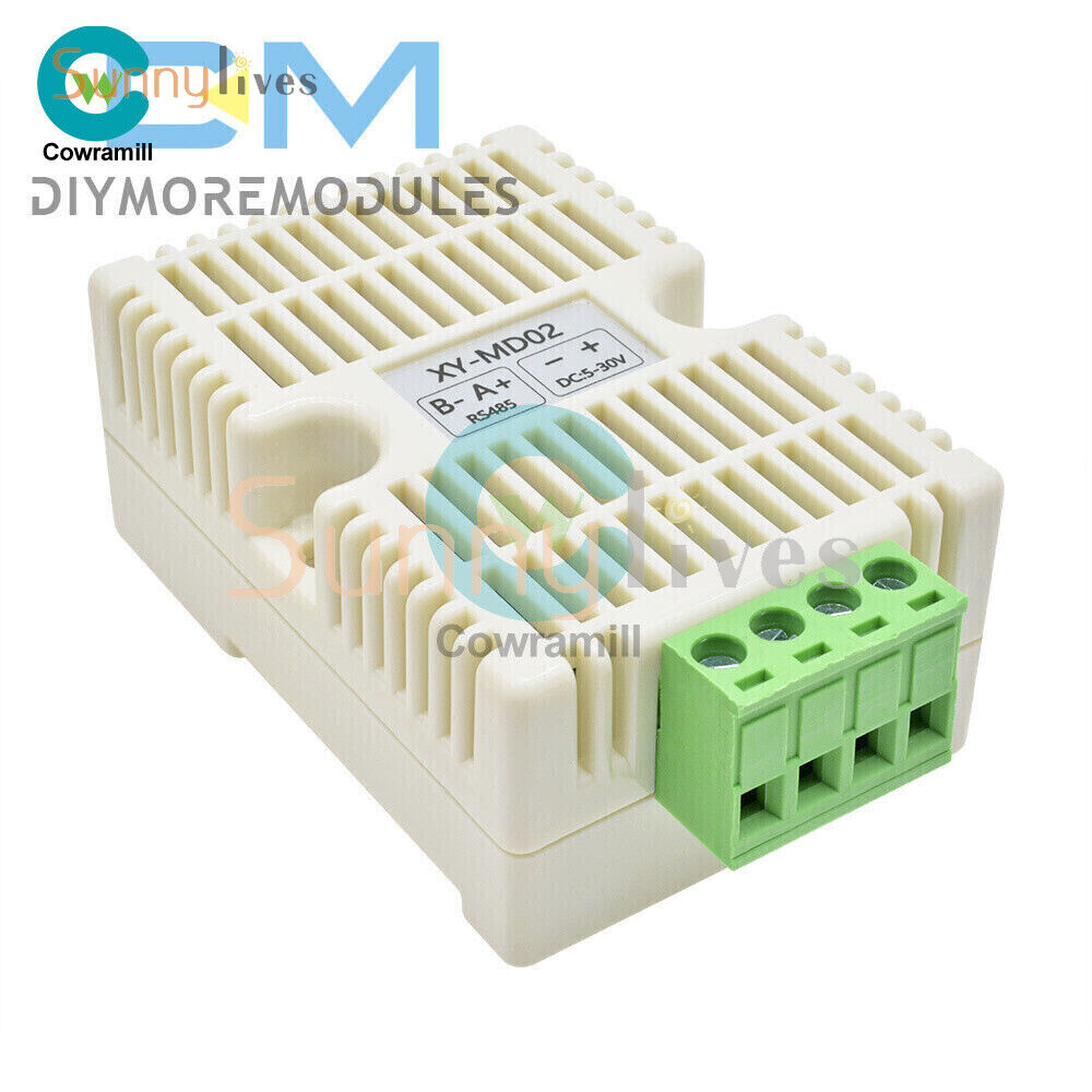Temperature Humidity Transmitter Modbus SHT20 Sensor DC 5-30V RS485 Interface US