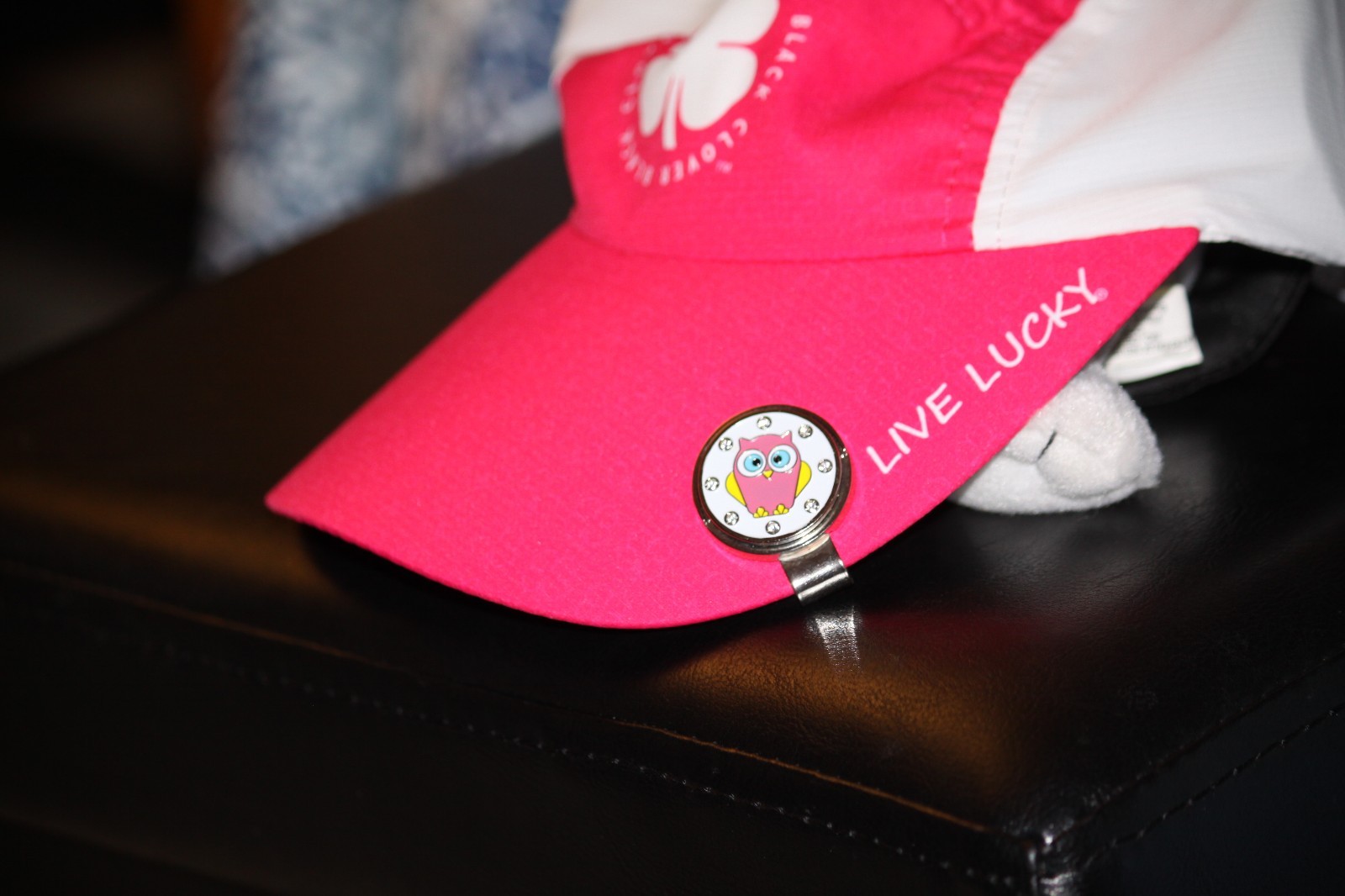 Kate Lord's Pink Owl Ball Marker & Silver Hat Clip by Ahead