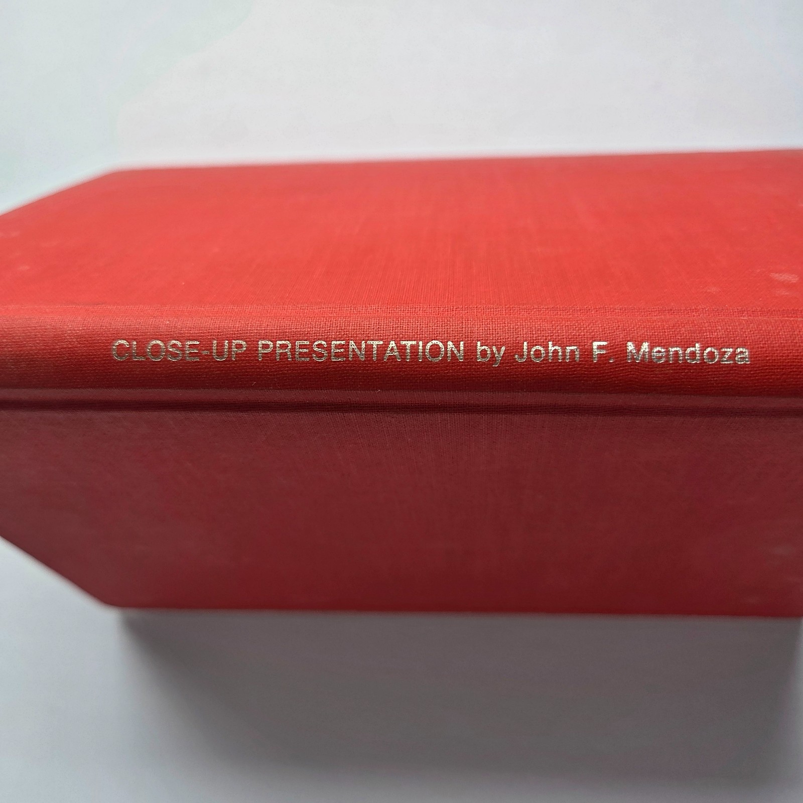 Close-Up Presentation by John Mendoza VTG RARE OOP Card Magic ND Pub 1960s/1970s
