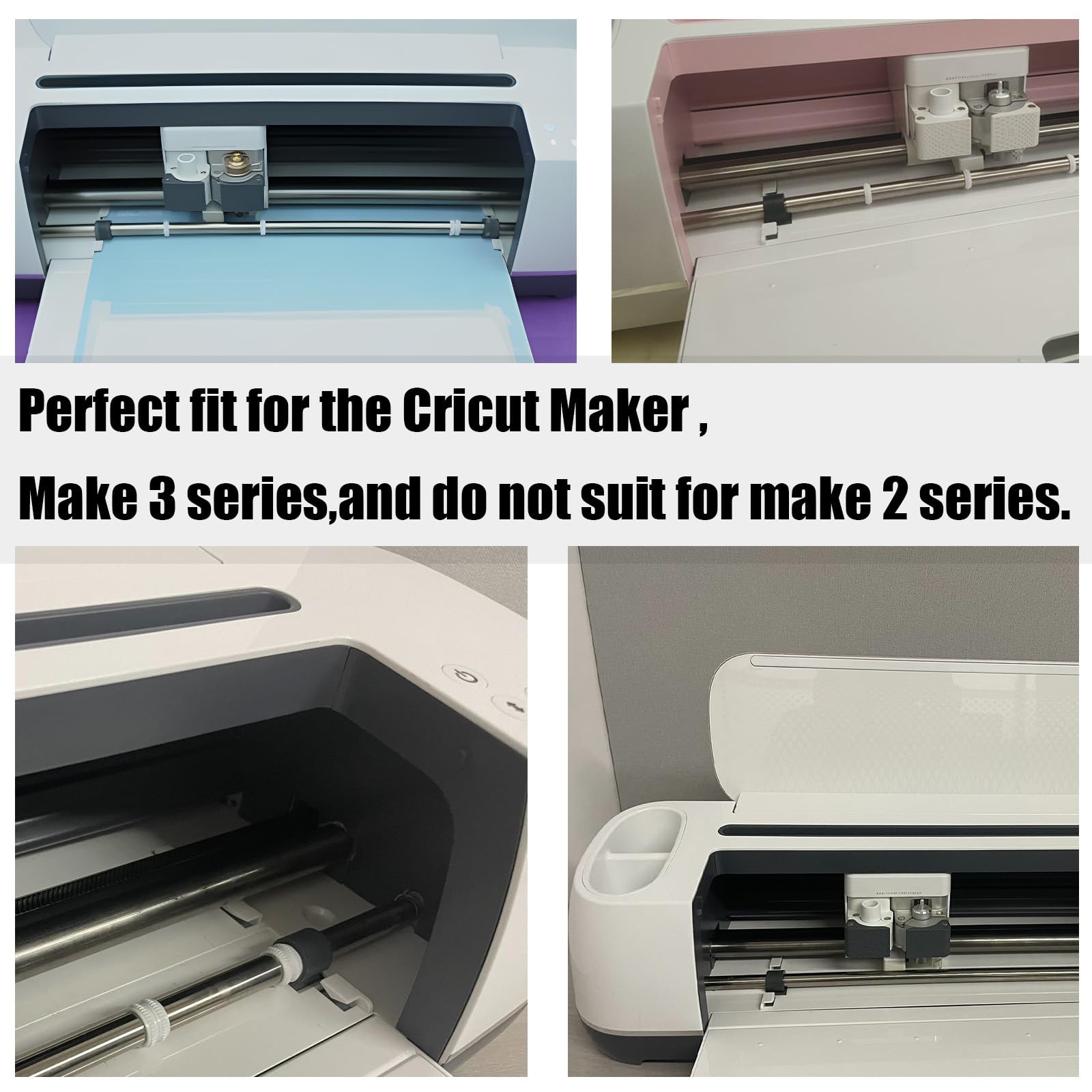 Moalaok 32-Pack Rubber Roller Replacement for Cricut Maker 3/Maker Complete Mai