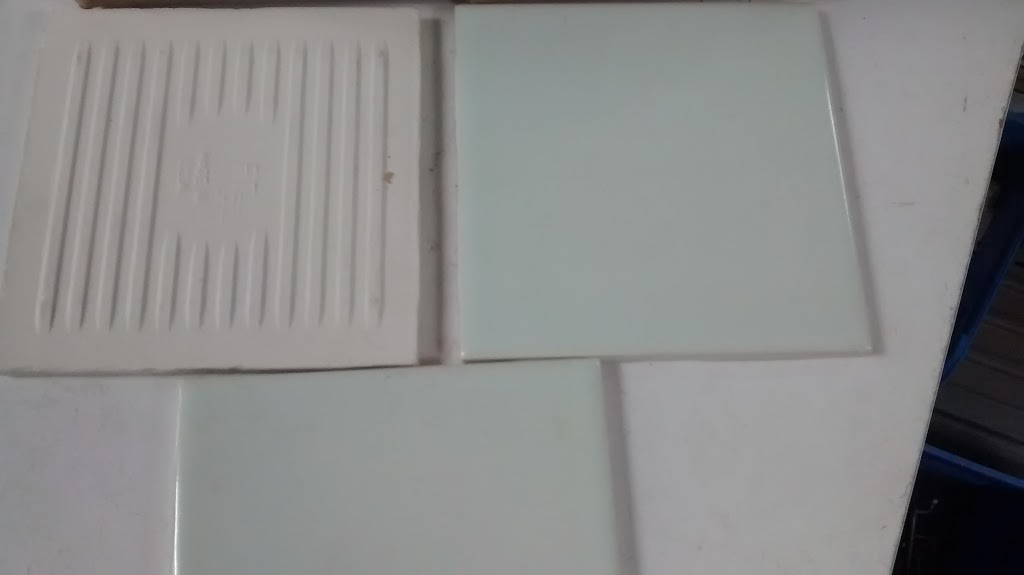 1pc VINTAGE florida Honey Dew 52 CERAMIC WALL TILE 4 3/8" 445 very light green