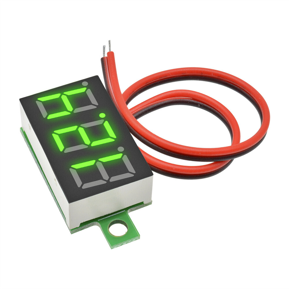 DC3-30V 0.36 2 Wire LED Digital Panel Volt Meter Voltage Voltmeter For Car Motor