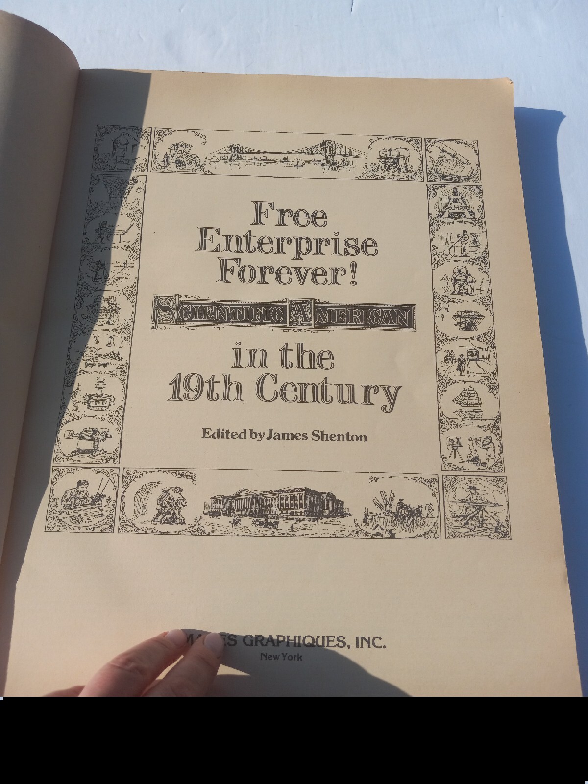 Scientific American Free Enterprise Forever in the 19th Century VTG 1977 PB/B&W