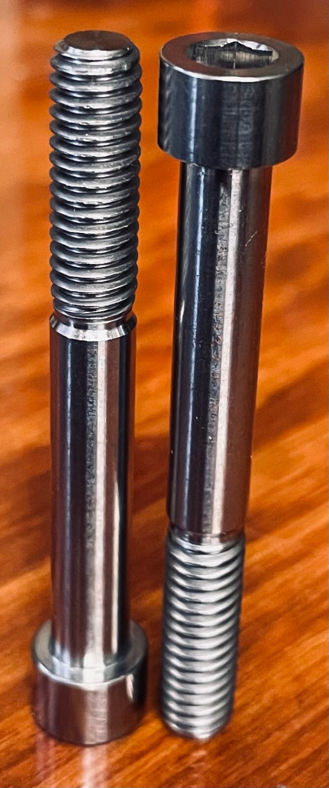 2pc Titanium 5/16-18 2.5" length - Socket Head Cap Screws SHCS Lightweight